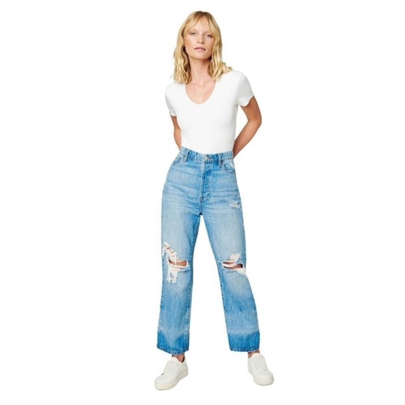 NWT Blank NYC Baxter Straight Leg Five-Pocket Jeans in Personal Best, Size 28 - Picture 3 of 9